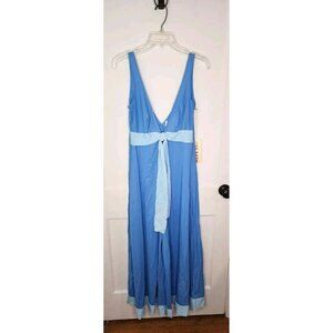 Size Medium Vantage Ralph Blain Blue Nylon Jumpsuit Lingerie NWT